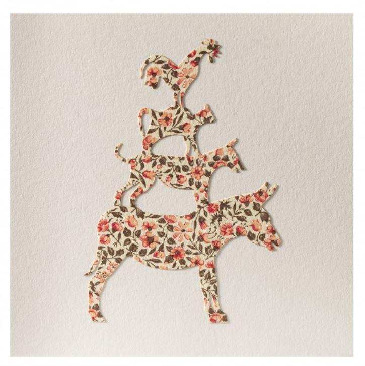 Klappkarte Bremer Stadtmusikanten