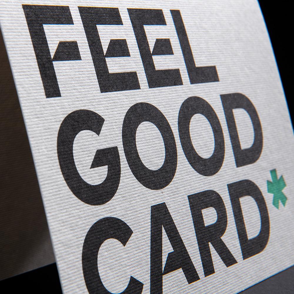 Grußkarte "FEEL GOOD CARD", Hanf – Bild 3