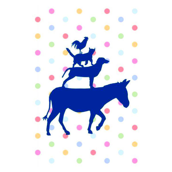 Postkarte Stadtmusikanten Pyramide