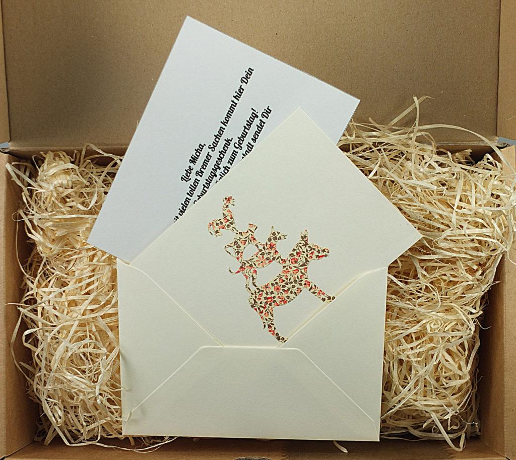 Klappkarte Bremer Stadtmusikanten – Bild 3