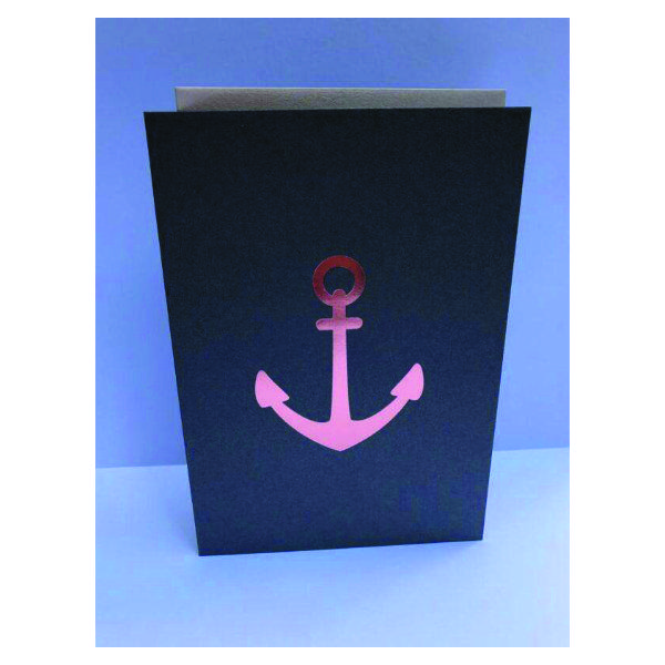 Klappkarte “Anker”