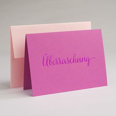 Grußkarte "Überraschung"